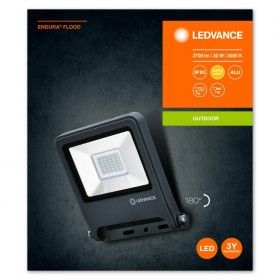 Proiector LED Ledvance ENDURA FLOOD, 30W, 220-240V, 2700 lm, luminacalda(3000K), IP65/IK06, 186x163x34mm, aluminiu, Gri LEDVANCE